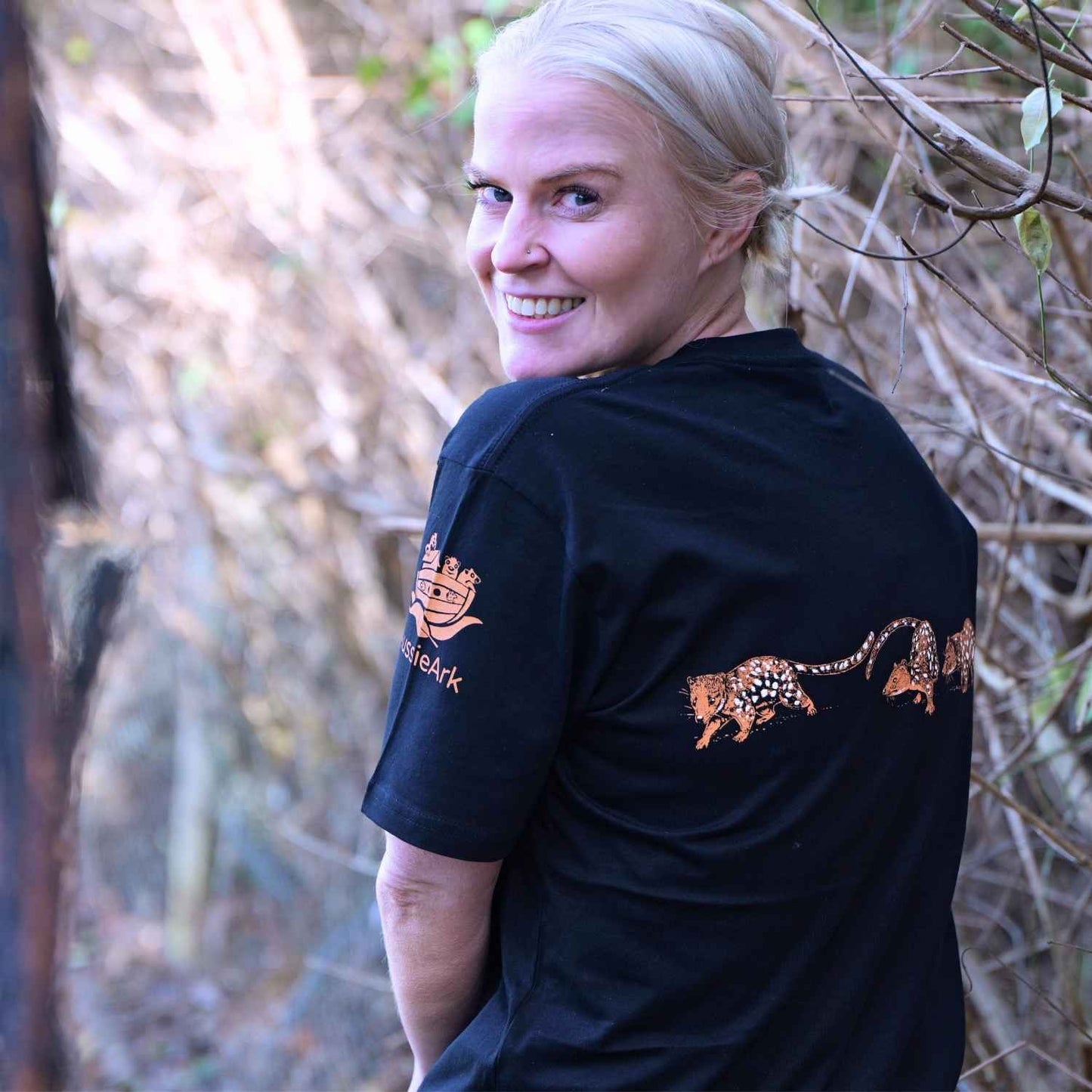 Trail of Spotted-Tailed Quolls - Unisex Tee