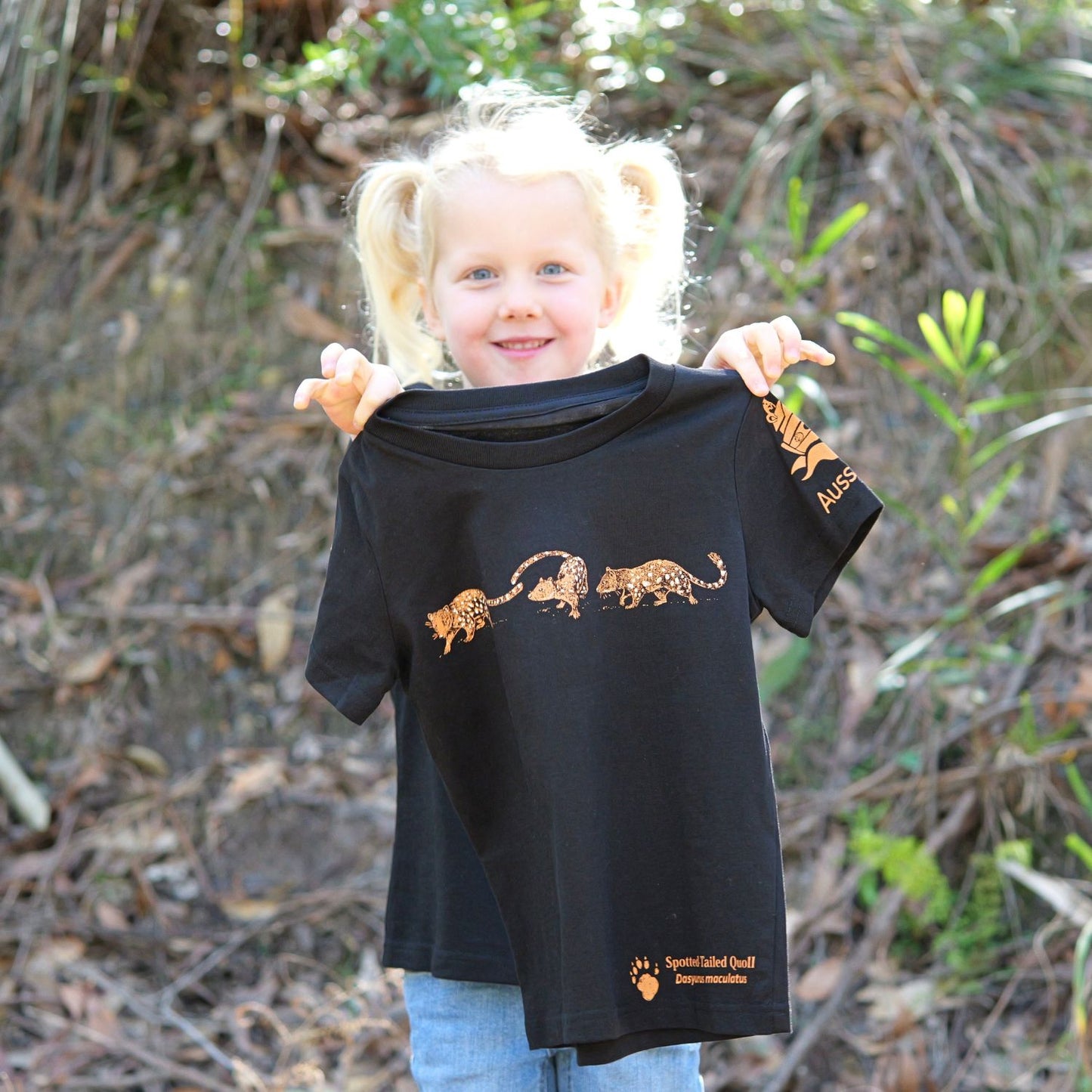Trail of Spotted-Tailed Quolls - Kids Tee