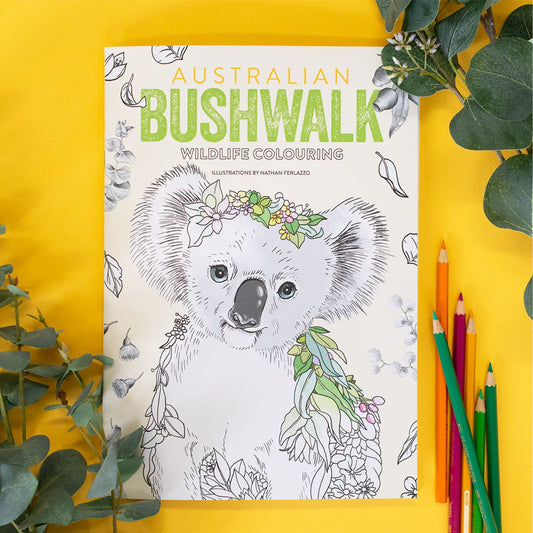 Australian Wildlife Colouring in Book